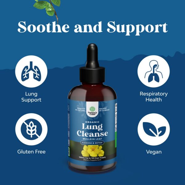 Uso de gotas orgánicas gordolobo para vías respiratorias