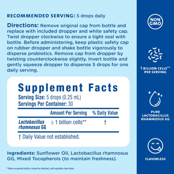 Version 1.0.0 Uso gotas probióticas bebé en alimentación Mommy's Bliss