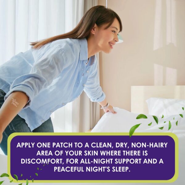 Version 1.0.0 Uso de parches nocturnos Relief Night para descanso