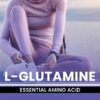 Uso de polvo L-Glutamina natural en batidos para salud