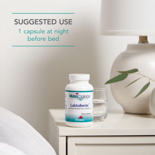 uso sugerido suplemento Nutricology lactoferrina
