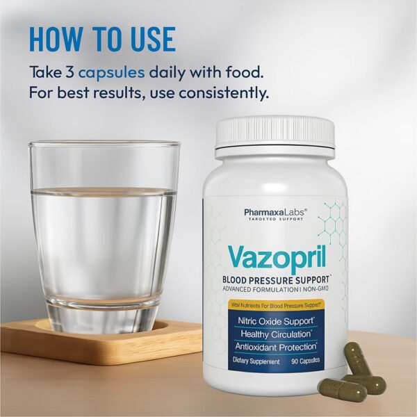 Tabla nutricional Vazopril