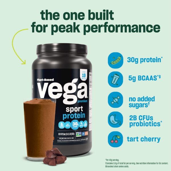 Cuchara medidora de Vega Sport Protein Vanilla