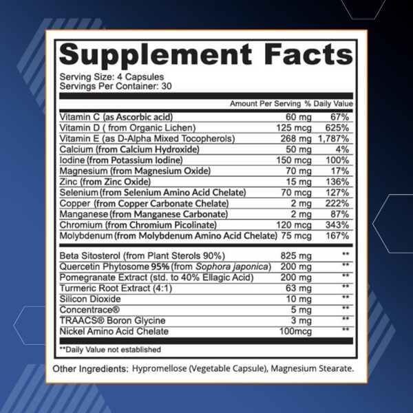 Cajas y frascos de Beta Sitosterol