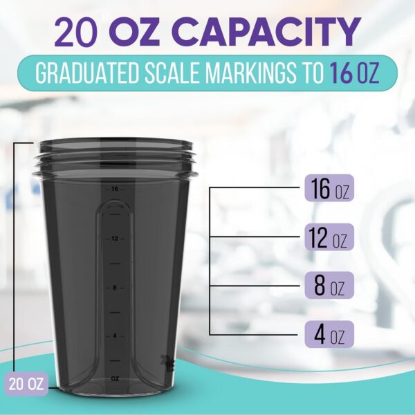 Vista lateral de botella que muestra juntas