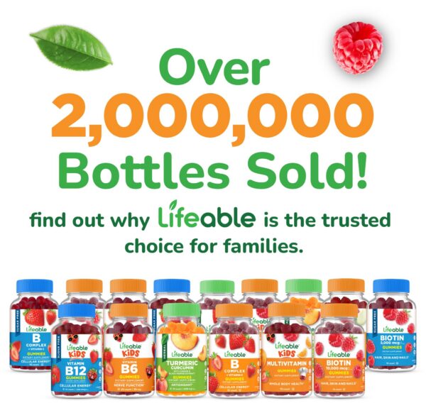 Venta de gomitas vitamina E Lifeable 400 UI con beneficios antioxidantes