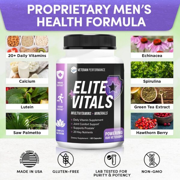 Veteran Performance multivitaminas apoyo próstata y articulaciones