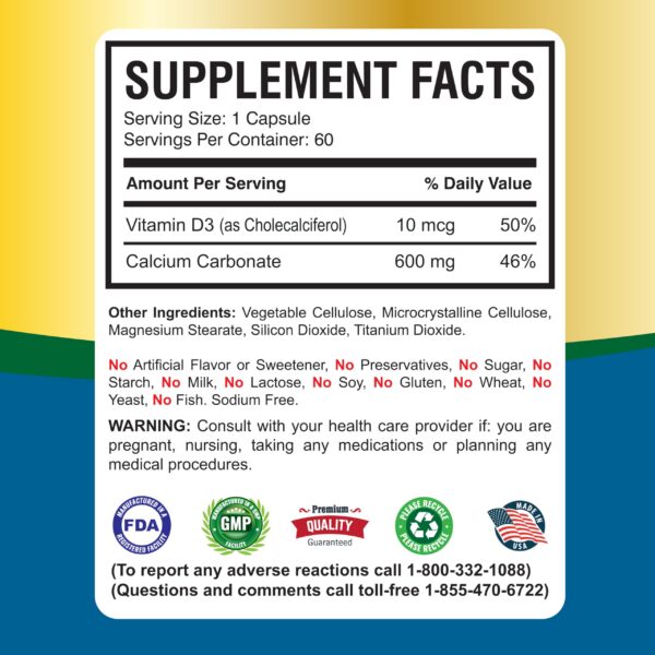 Presentación de ViaCal-D3 60 cápsulas