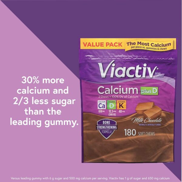 Etiqueta Viactiv Calcium detalle