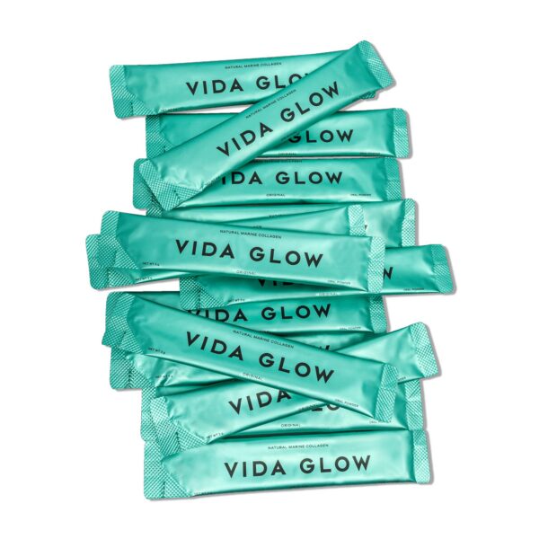 Vida Glow colágeno marino en polvo envase