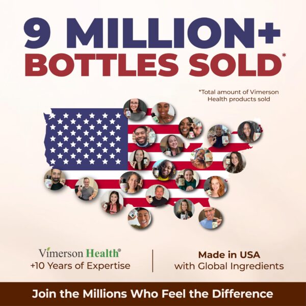 Frontal del envase Vimerson Health glucosamina condroitina MSM