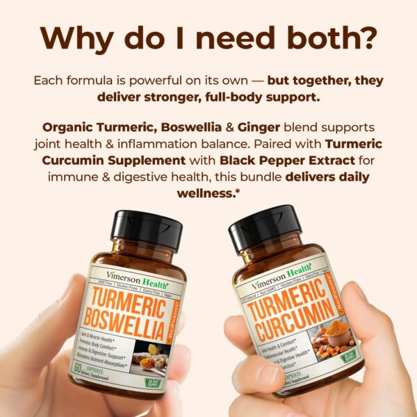 Vimerson Health Turmeric Boswellia bundle control de calidad
