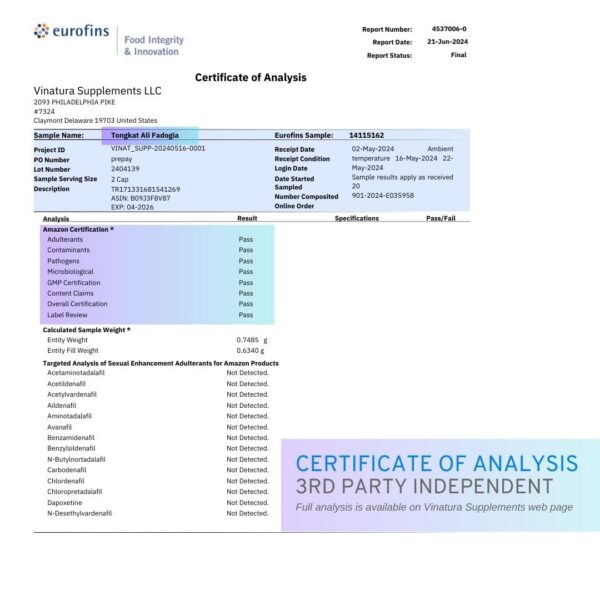 Frasco con 60 cápsulas VINATURA