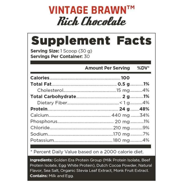 Version 1.0.0 Detalle de envase Vintage Brawn protein blend