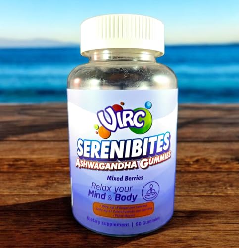 Version 1.0.0 VIRC Gomitas Ashwagandha envase BPA-free para frescura