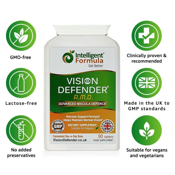 Version 1.0.0 Envase Vision Defender AREDS2 con información