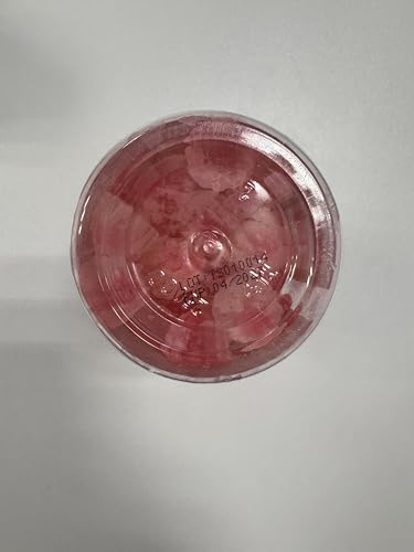 Vista detallada del frasco y etiqueta