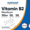 Vista del frasco Nutricost Vitamin B2