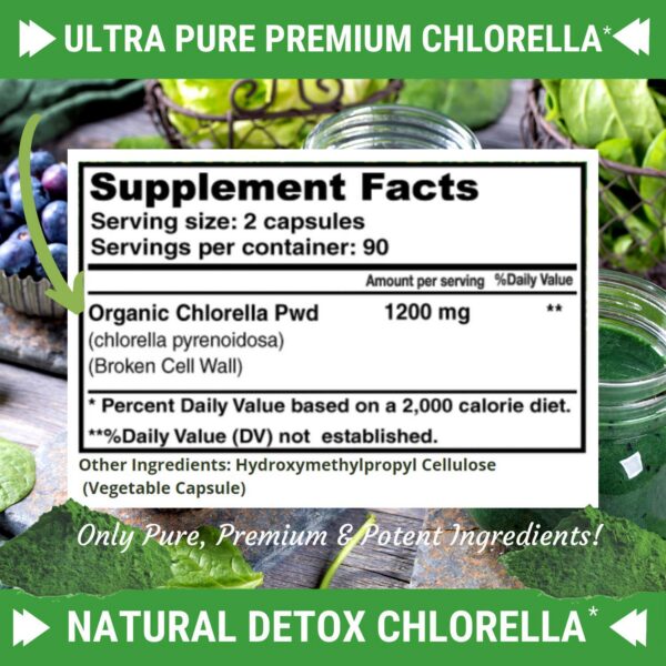 Vista frontal del set Ashwagandha y Chlorella