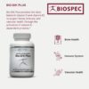 vista frontal botella biospec nutritionals bio d k plus