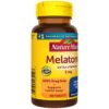 Vista lateral botella Nature Made melatonina 5 mg