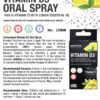 Vista lateral botella spray oral vitamina D3 Innotech Nutrition