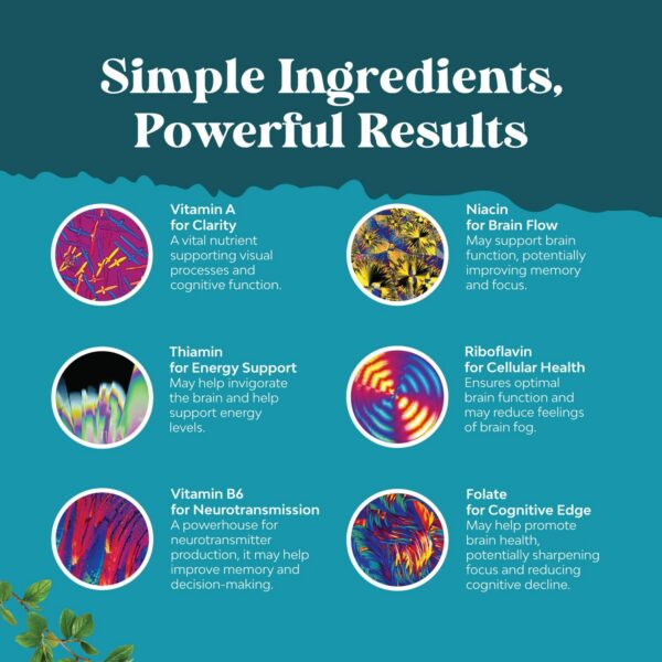 Version 1.0.0 Vista lateral botella suplemento nootrópico energía mental