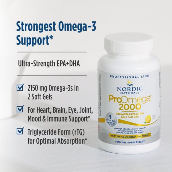 Cápsulas en empaque ProOmega 2000