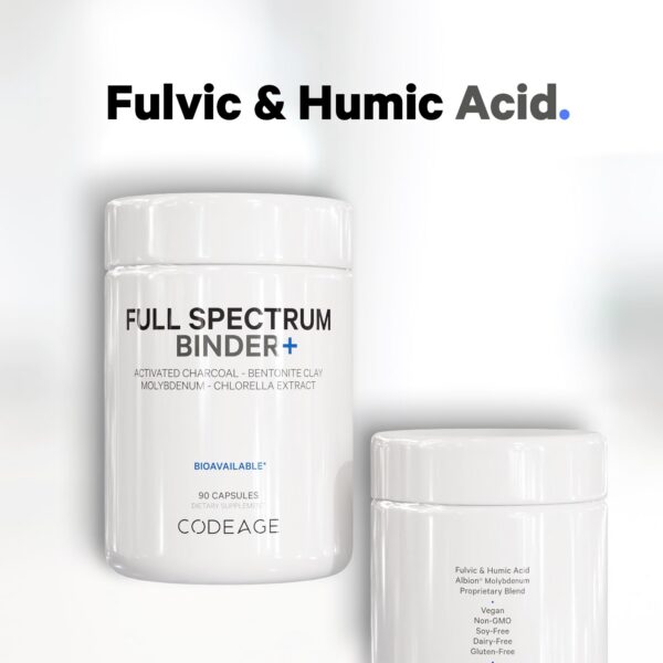 Vista lateral cápsulas Codeage Binder+