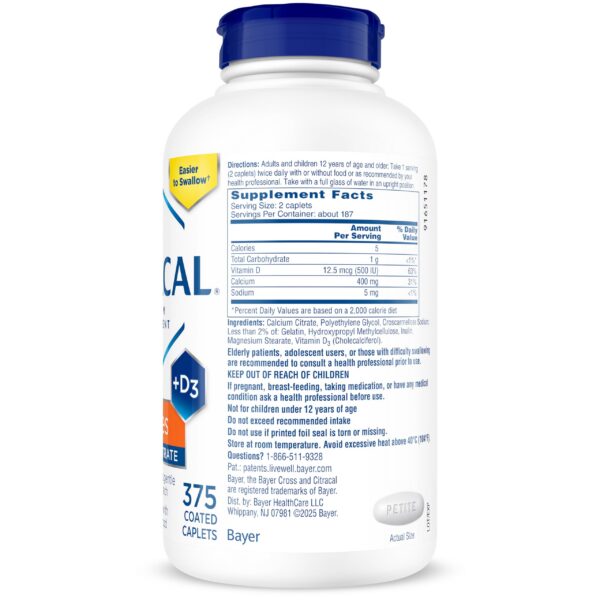 Vista lateral Citracal Petites