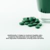 Vista lateral frasco espirulina Vidanat