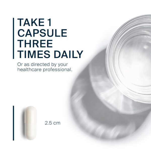 Vista lateral del frasco