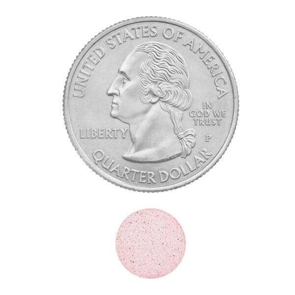 Vista lateral frasco vitamina B12 Spring Valley