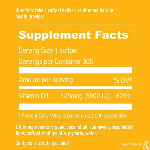Vista lateral frasco vitamina d3 liposomal upnourish
