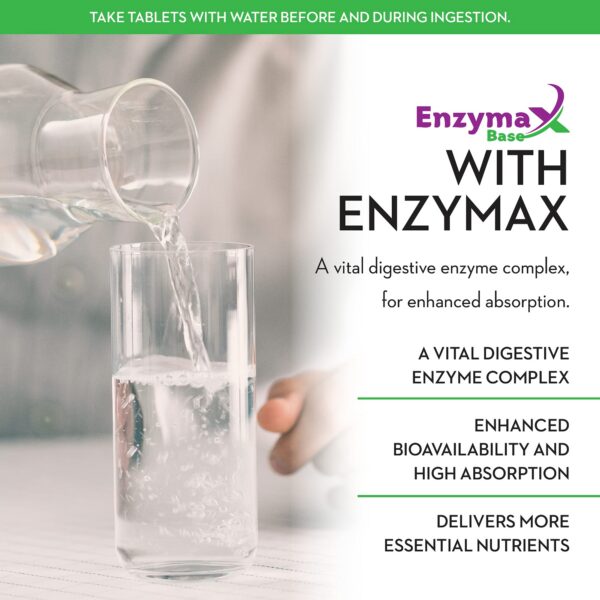 Vista lateral del frasco de vitaminas prenatales