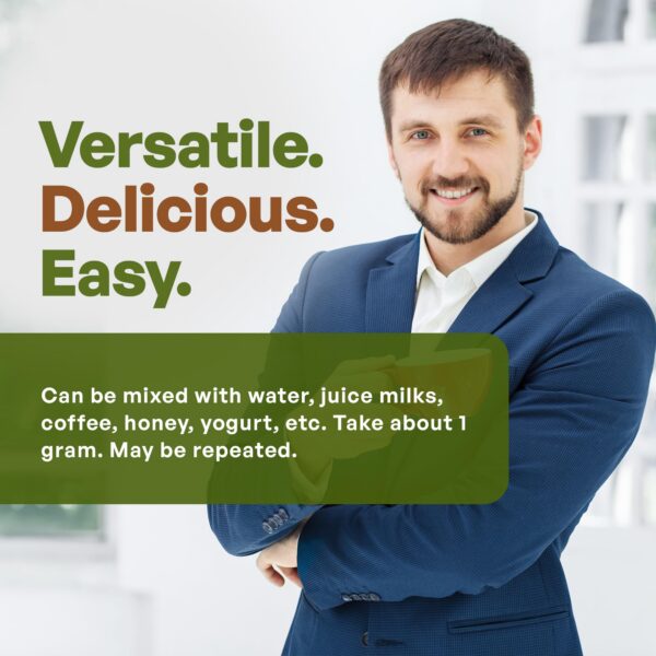 Vista lateral Go Nutra ginseng siberiano polvo útil en estrés