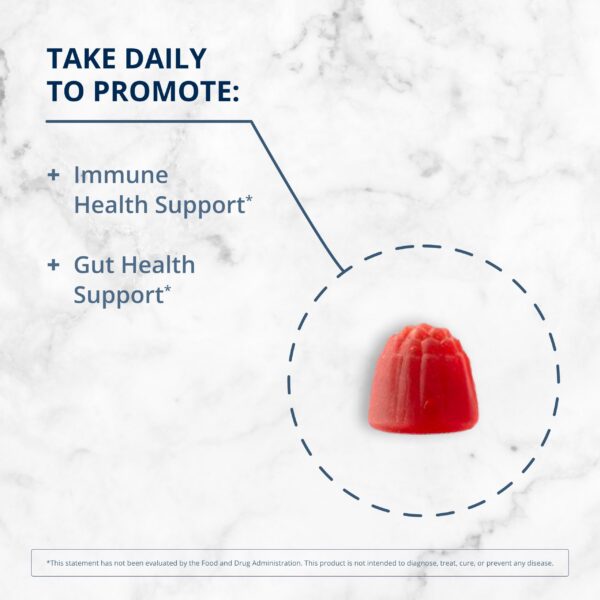 Vista lateral Metagenics UltraFlora probiótico diaria