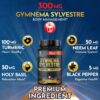Vista lateral paquete WELBUDA Gymnema Sylvestre 150 cápsulas