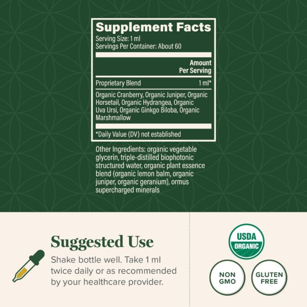 Vista lateral suplemento desintoxicante hígado y riñón