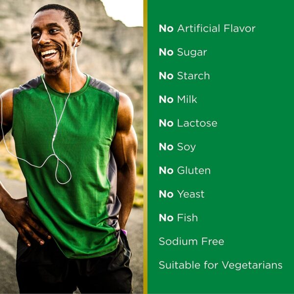 Vista superior de las tabletas rápidas de B12 de Nature's Bounty.