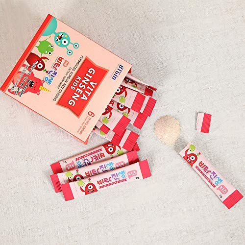 Vita Ginseng Kids mezcla de 7 berries y 20 vegetales en sobres