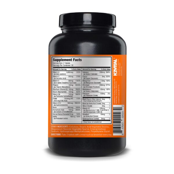 Version 1.0.0 Vita JYM multivitamínico con ingredientes altamente absorbibles