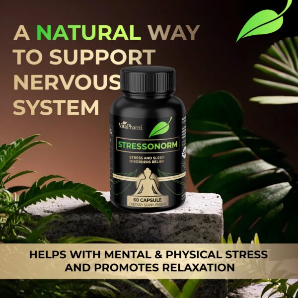 Empaque y caja de VitaPharm Stressonorm