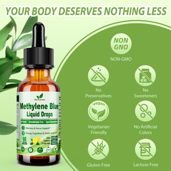 Gotas azul metileno con Vitamina C