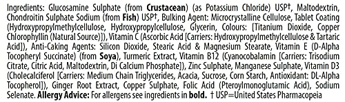 Frente de la etiqueta de Vitabiotics Jointace glucosamina condroitina