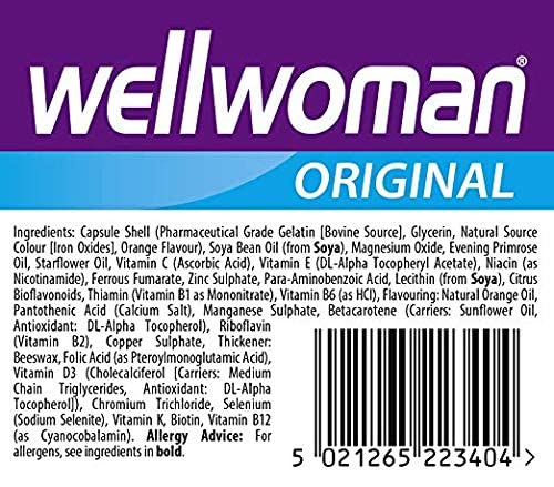 Vitabiotics Wellwoman 90 tabletas apoyo salud femenina