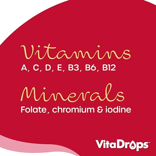 VitaDrops gomitas multivitamínicas en colores variados sabor fresa