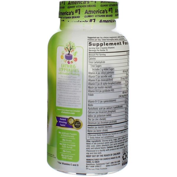 Vitafusion gomitas para mujer sin gluten sin jarabe de maíz