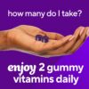 Vitafusion melatonina 5 mg gomitas caja morada suplemento sueño