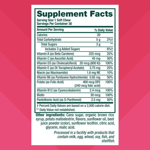 Version 1.0.0 Vitafusion suplementos masticables sin ingredientes artificiales